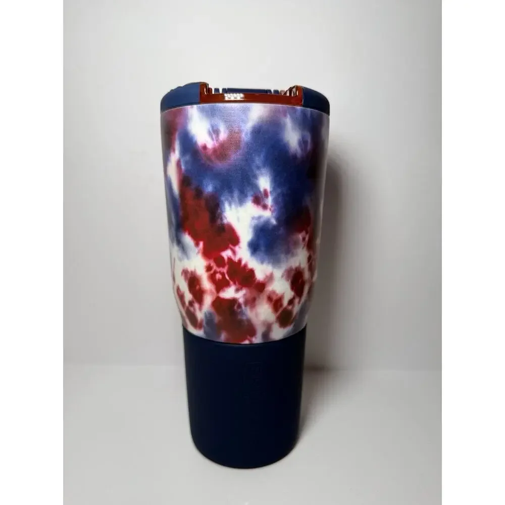 Brumate STAR BURST RED WHITE BLUE TIE DYE 25oz Nav Tumbler Mug NWT NIB